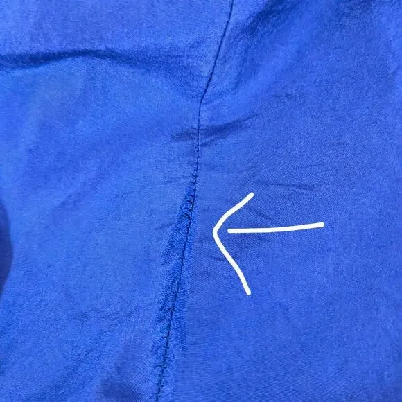 Blue 100% silk wide leg palazzo - Picture 7 of 8